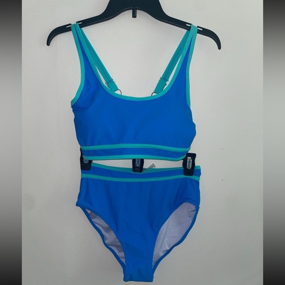 BMJL High Waisted Bikini Sets Sporty Two Piece Swimsuit Color Block Cheeky NWT S - Picture 6 of 9